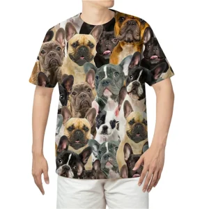 New 3d Dogs Print T-shirt Fashion Women Tees Tops Harujuku Kawaii Oversized Summer O-Neck Female Clothing 2025 Street Tee Shirts